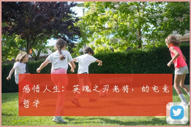 感悟人生：英魂之刃老将，的电竞哲学
